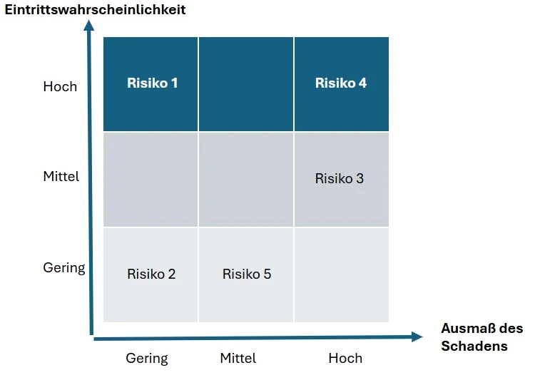 Risikomanagement Risk-Map Beispiel