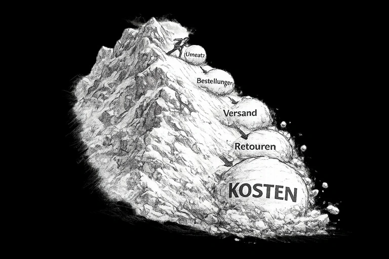 Umsatz - Kostenlawine